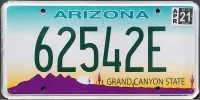 ARIZONA 2022 TRAILER LICENSE PLATE