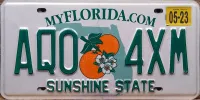 FLORIDA 2023 LICENSE PLATE