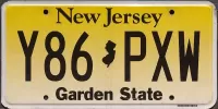 NEW JERSEY 2022 LICENSE PLATE